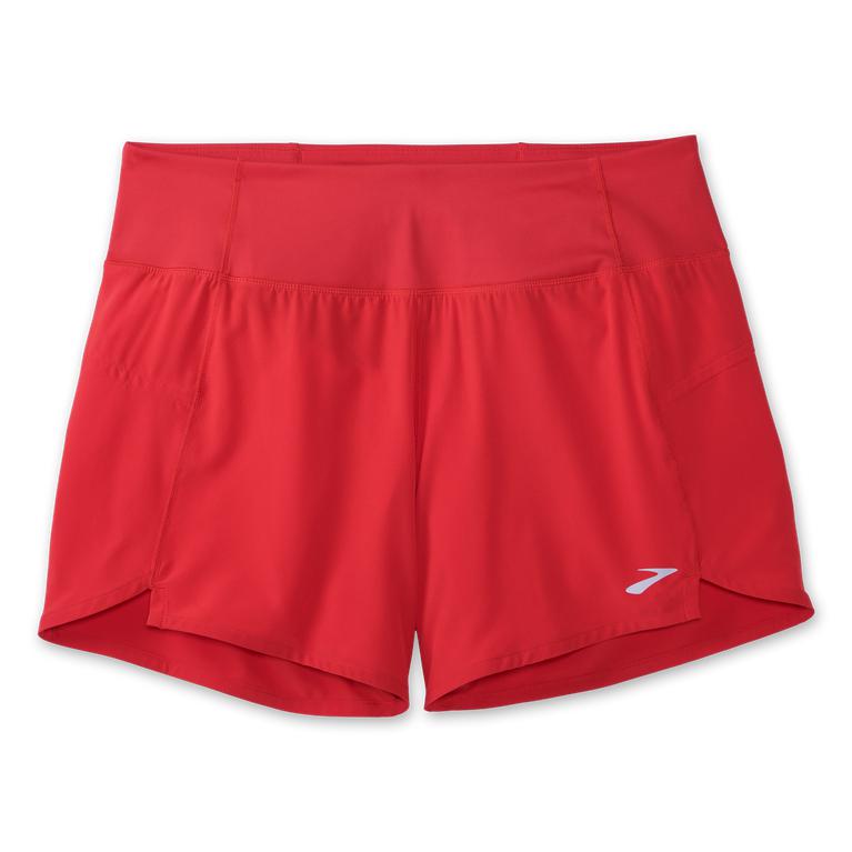 Brooks Chaser 5 - Womens Running Shorts - Jamberry/Red (90576HPON)